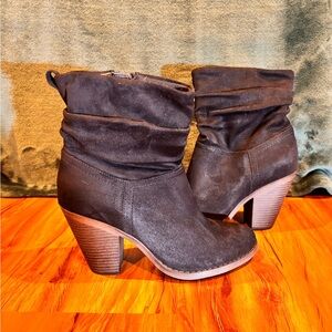 Women's Black Ankle Boots by Fergalicious